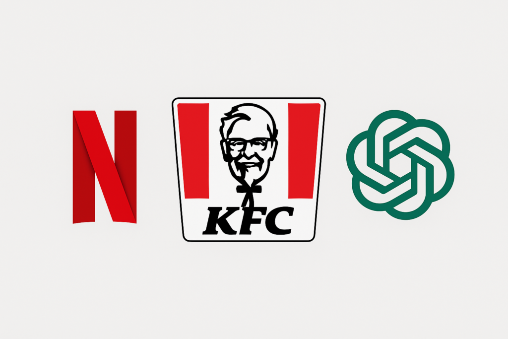 Netflix, KFC e ChatGPT estão entre as marcas mais inovadoras de 2025