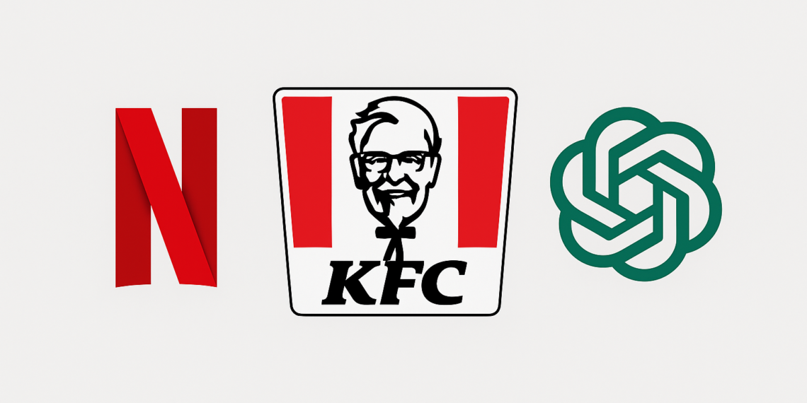 Netflix, KFC e ChatGPT estão entre as marcas mais inovadoras de 2025