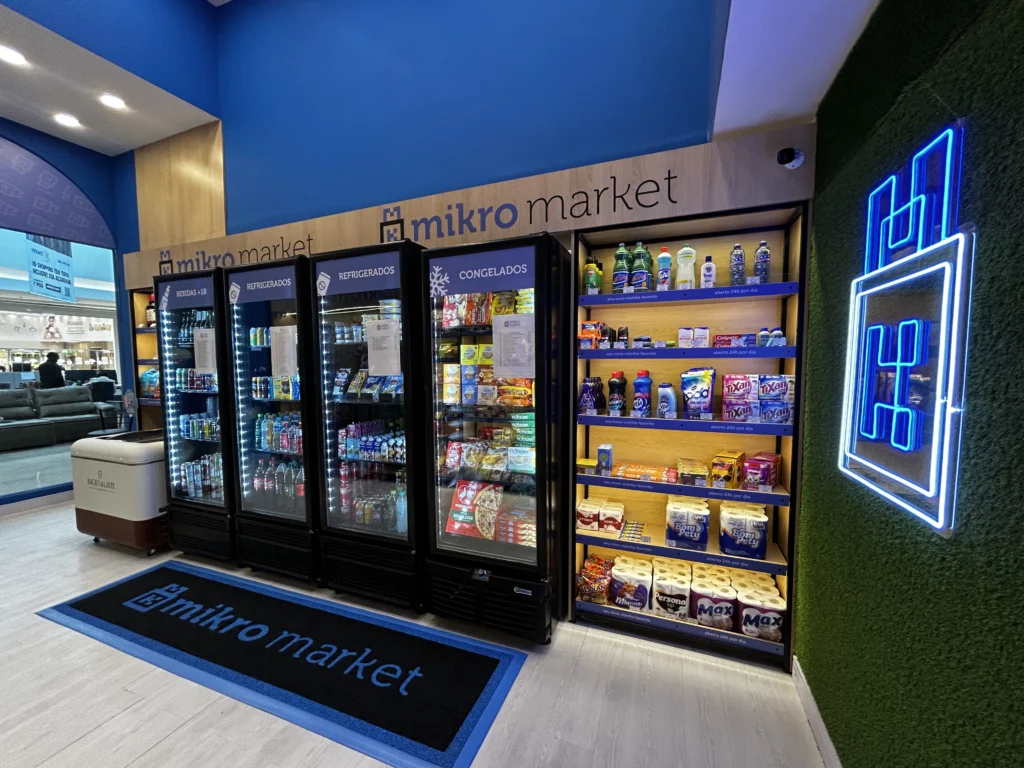 Mikro Market leva modelo de mercado autônomo para shopping centers