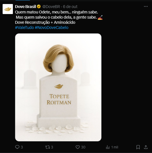 "Quem matou Odete Roitman?": mistério sobre a morte da vilã vira conteúdo nas redes das marcas