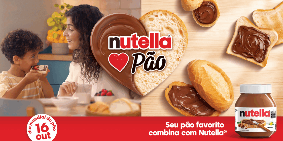Nutella lança campanha “Nutella Ama Pão” para o Dia Mundial do Pão