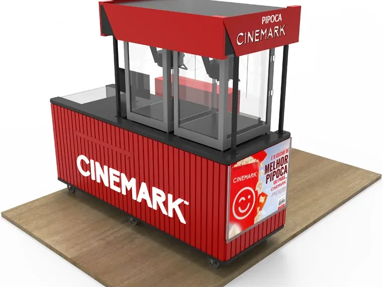 Cinemark expande acesso à sua bomboniere com lançamento do Carrinho Gourmet