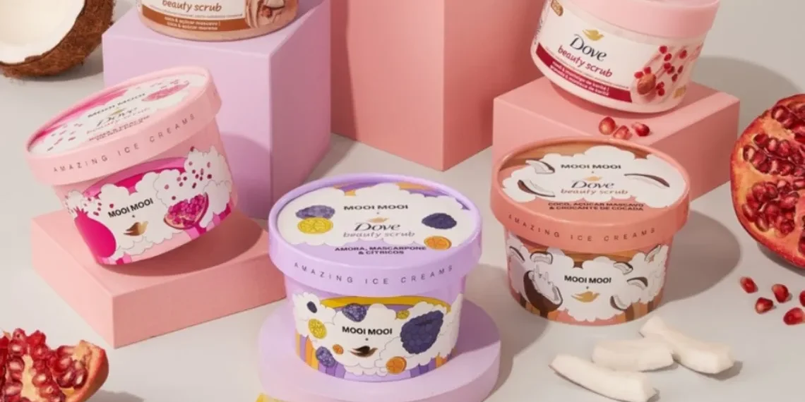 Dove e Mooi Mooi distribuem mil sorvetes gratuitos em São Paulo para celebrar parceria