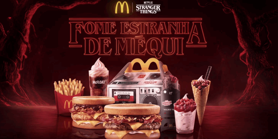 McDonald’s lança linha de lanches inspirados em Stranger Things