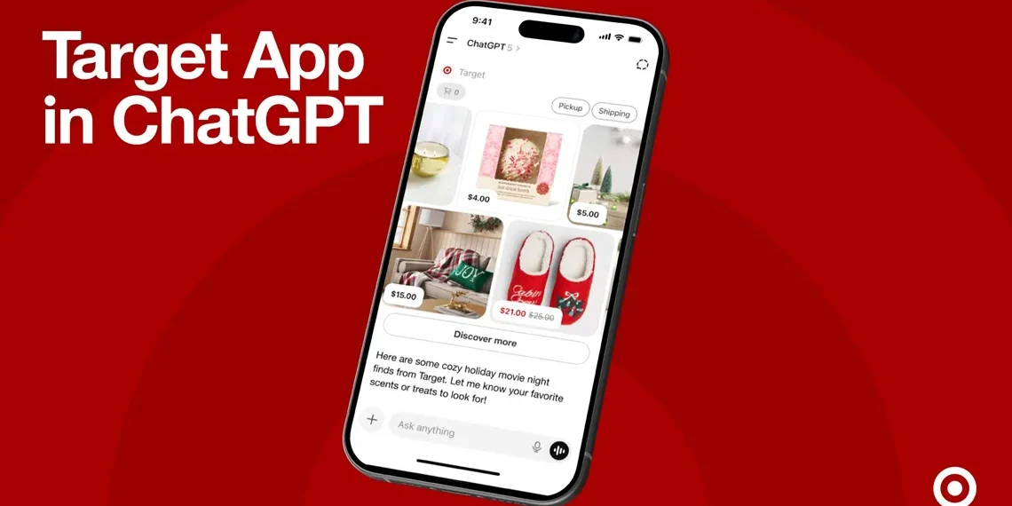 Target lança experiência de compras dentro do ChatGPT