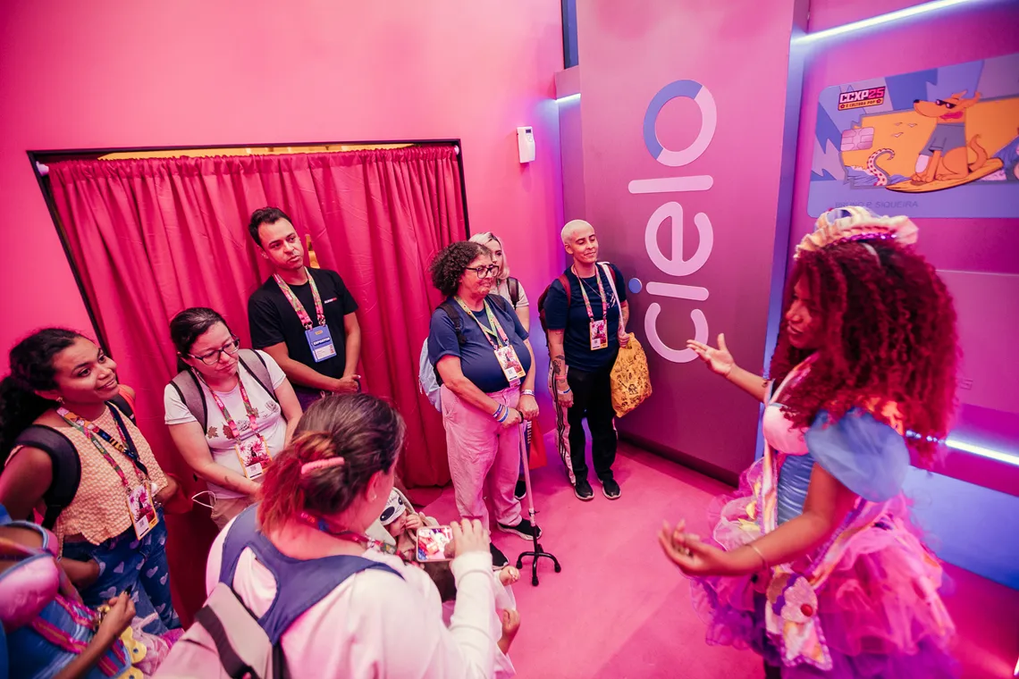 Do escambo ao sorriso: Cielo leva experiência imersiva sobre a evolução do pagamento à CCXP
