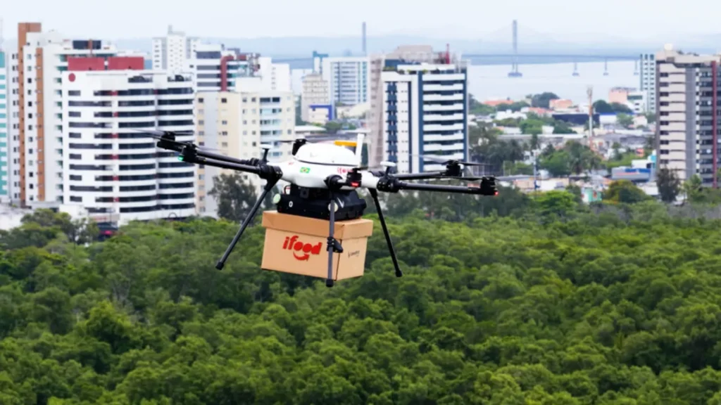 iFood realiza mais de 300 entregas mensais por drones em Aracaju