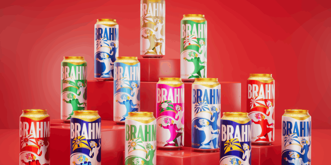 Brahma lança coleção de latas colecionáveis para o Carnaval 2026