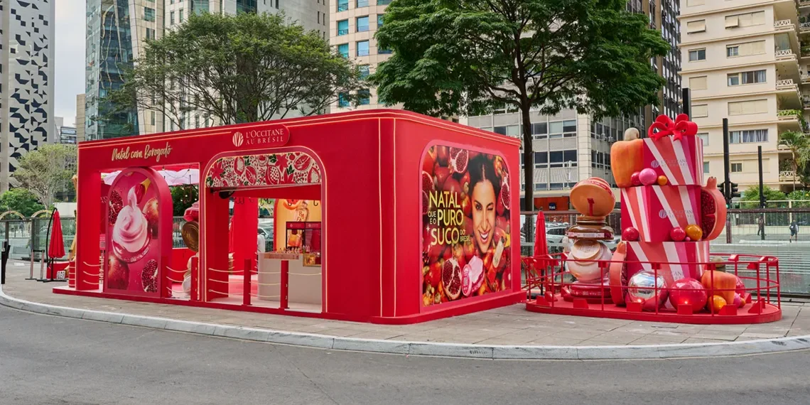 L’Occitane au Brésil celebra a magia do Natal com pop-up na Avenida Paulista