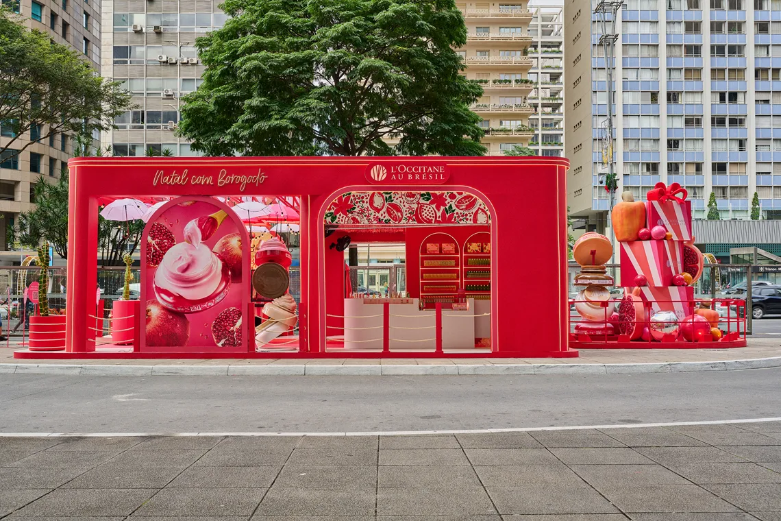 L’Occitane au Brésil celebra a magia do Natal com pop-up na Avenida Paulista