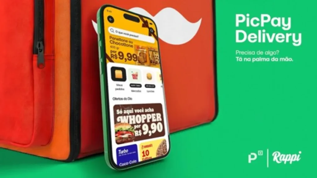 PicPay lança serviço de delivery em parceria com o Rappi