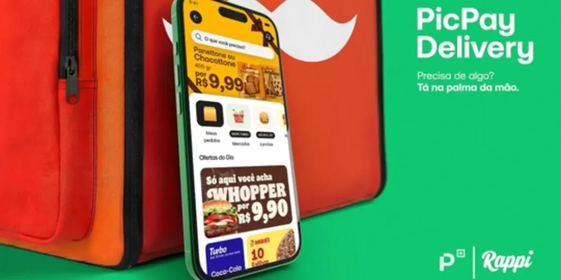 PicPay lança serviço de delivery em parceria com o Rappi