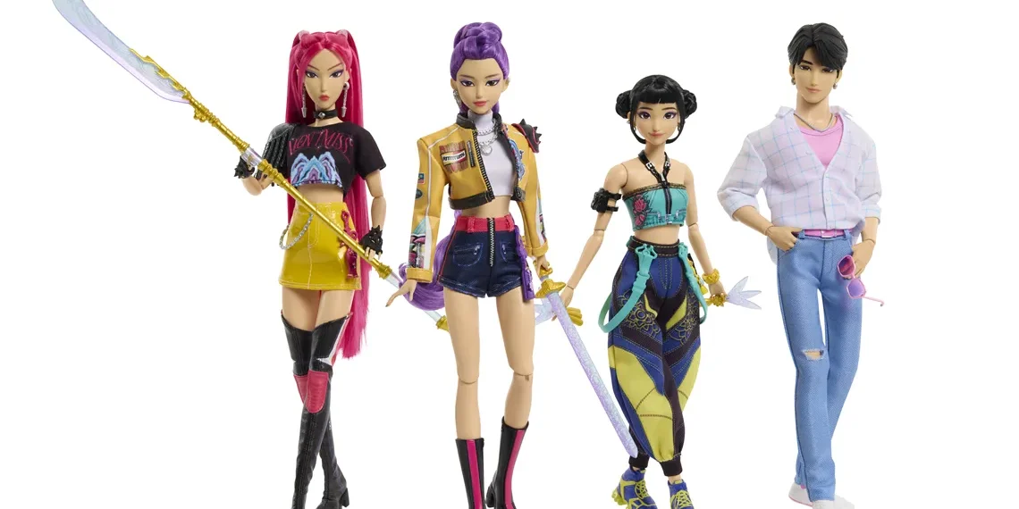 Sucesso da Netflix, Guerreiras do K-Pop ganha linha de brinquedos da Mattel