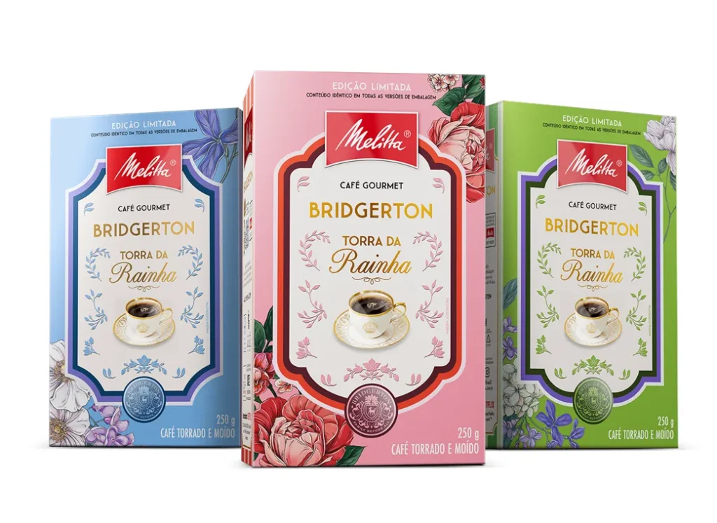 Melitta lança café gourmet em edição limitada inspirada em Bridgerton