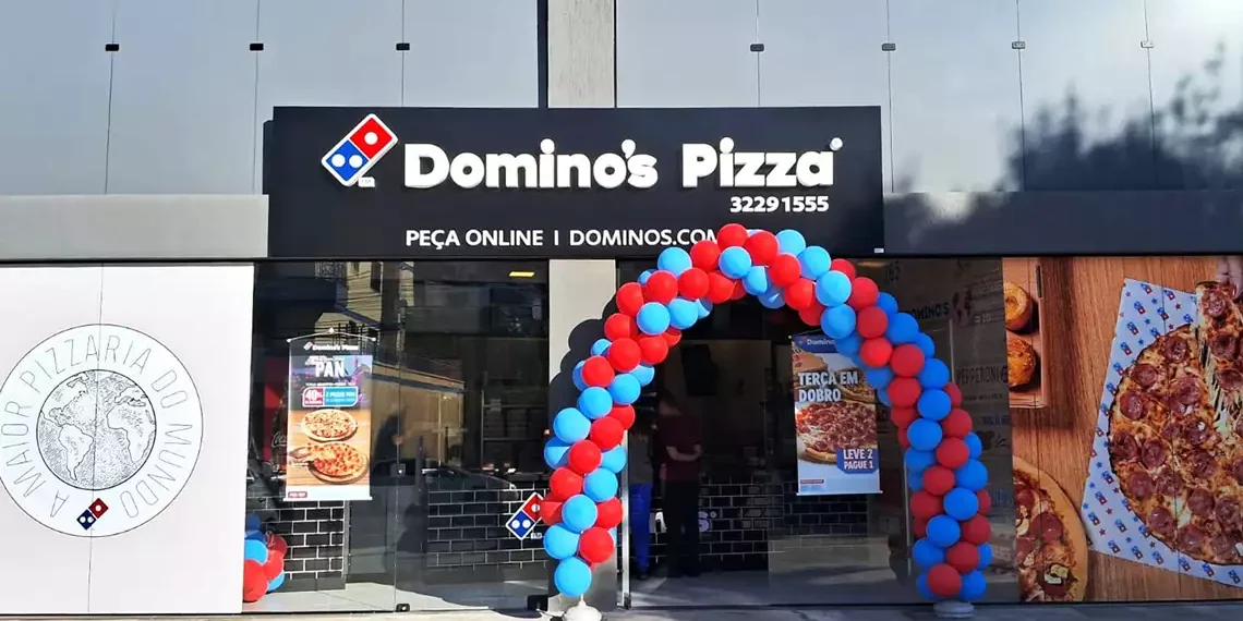Domino's planeja abrir 20 lojas em cidades menores e acelerar expansão no Brasil em 2026