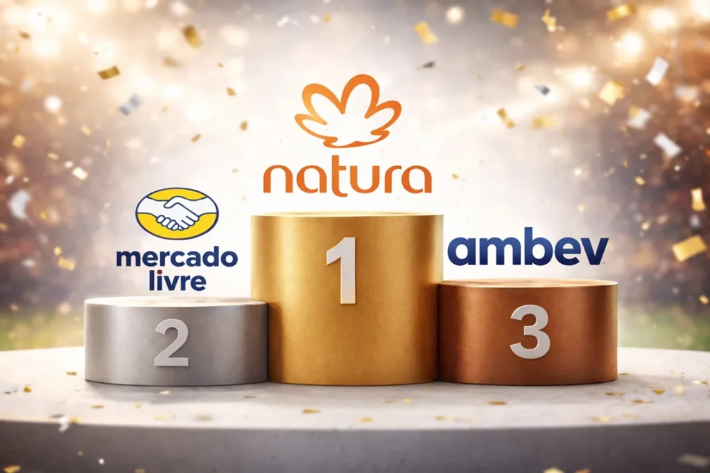 Natura, Mercado Livre e Ambev lideram ranking das empresas com melhor reputação no Brasil