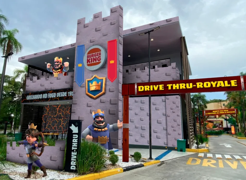 Burger King e Clash Royale criam loja temática