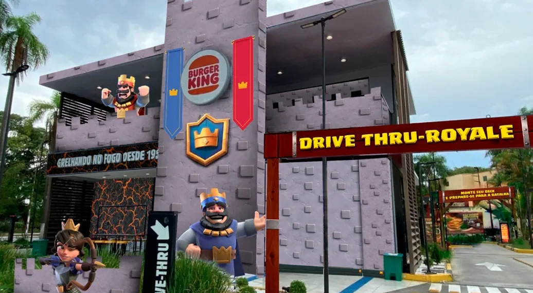 Burger King e Clash Royale criam loja temática