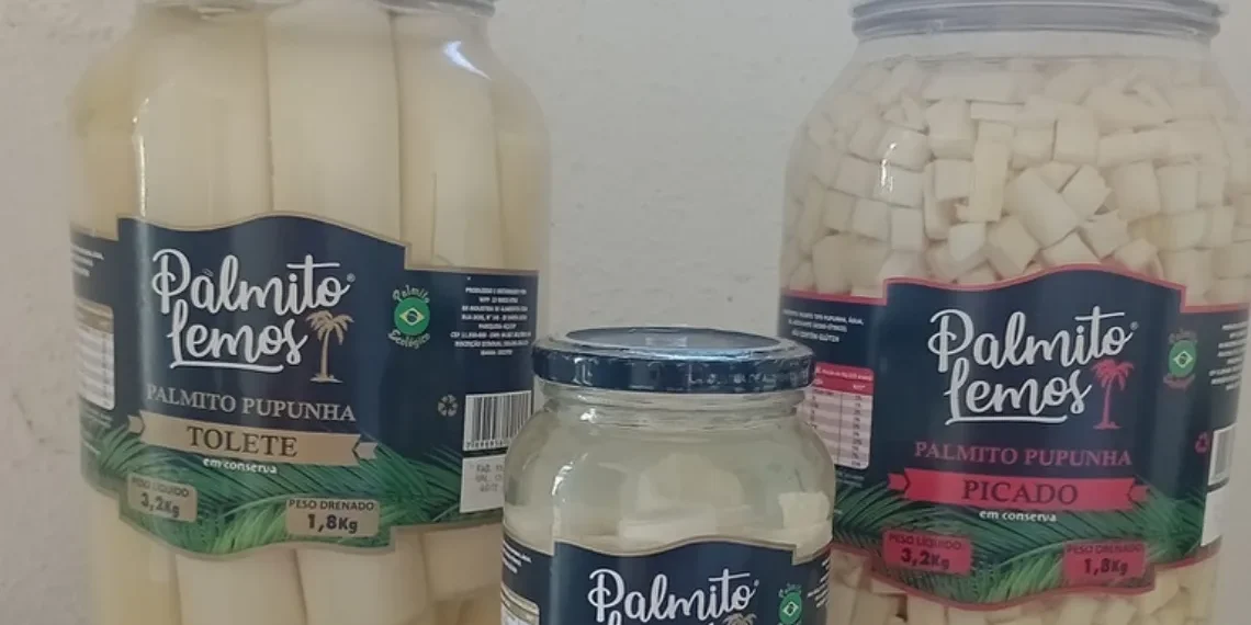 Anvisa determina apreensão de produtos da marca Palmito Lemos