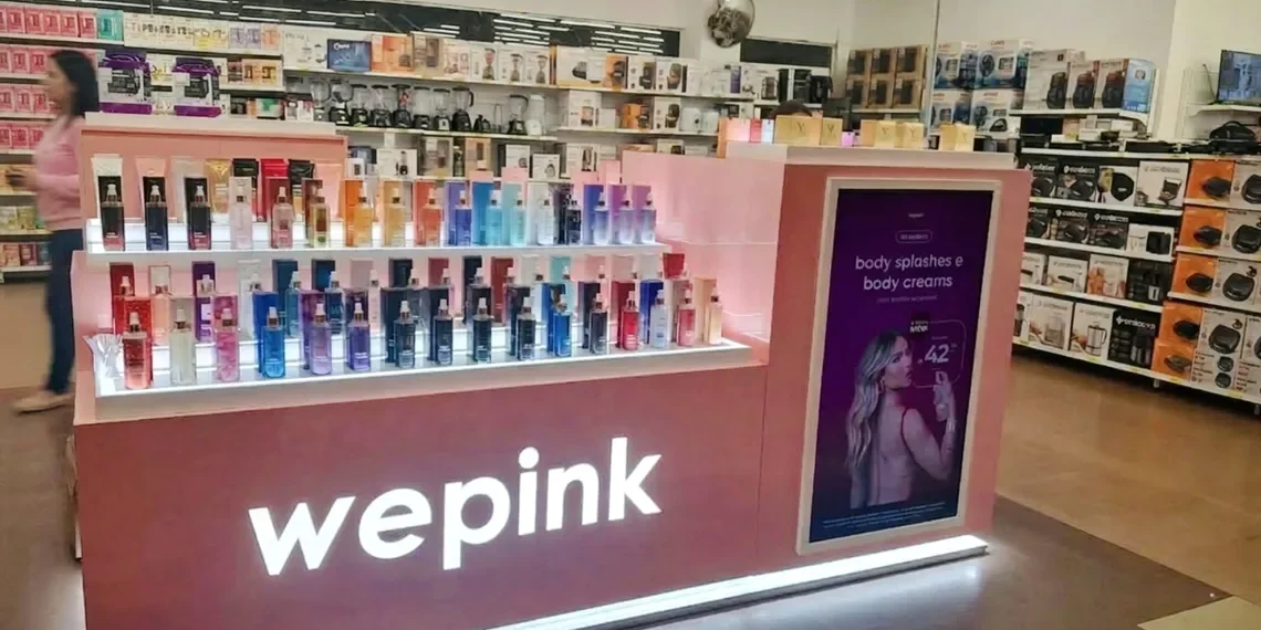 WePink estreia modelo store in store em lojas da Americanas