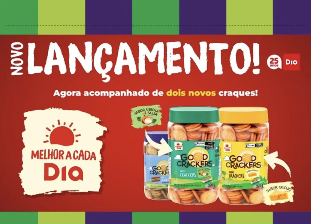 Dia Supermercados expande linha 'Melhor a Cada Dia' com novos snacks