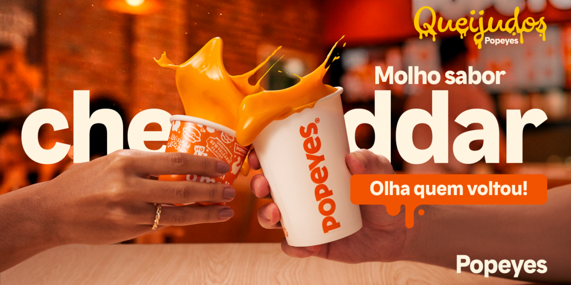 Exclusivo: "Para nossa alegria", Popeyes convida autores do viral de 2012 para relançar molho cheddar