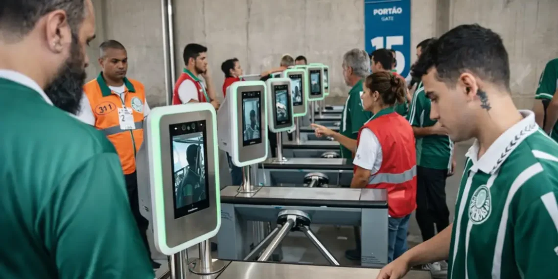 Biometria facial vira regra em estádios e acaba com ingressos físicos no Brasil