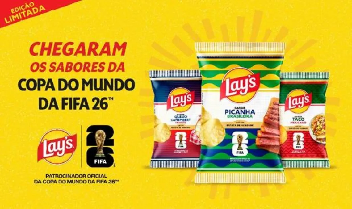 Dias Branco, Lay's e Cachaça 51 entram em campo com lançamentos inspirados na Copa