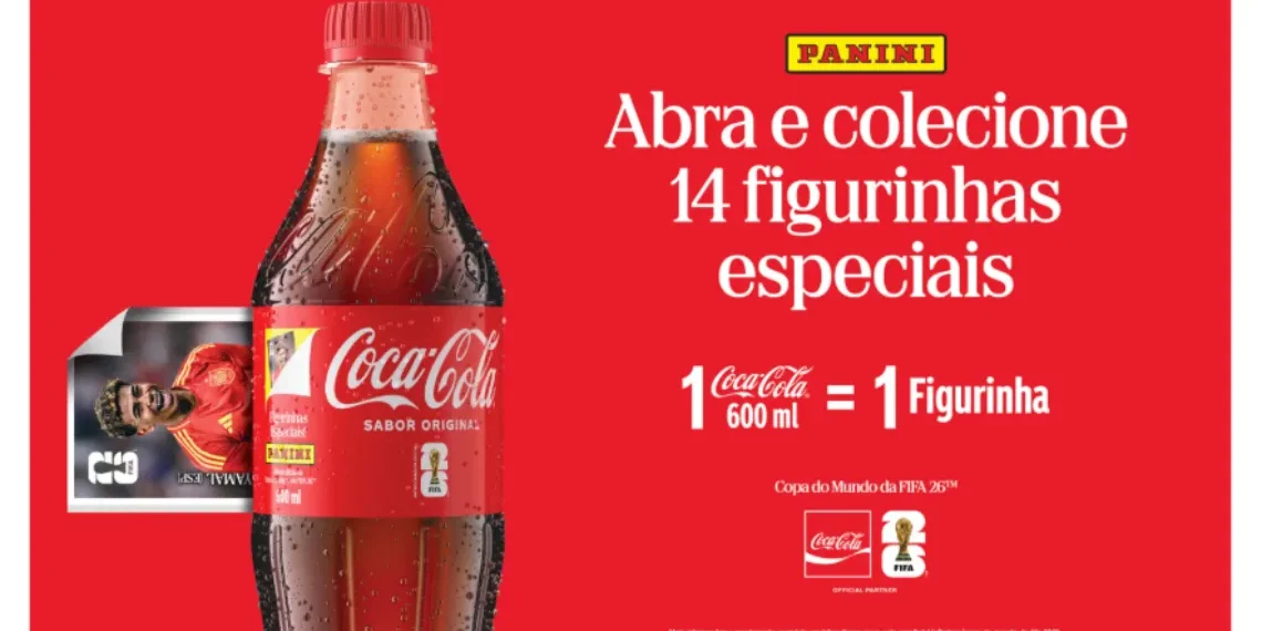 Coca-Cola e Panini lançam promoção com figurinhas da Copa