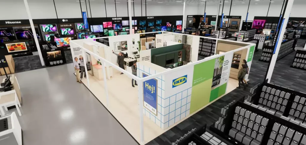 Best Buy e Ikea unem eletrônicos e decoração em modelo shop-in-shop nos EUA