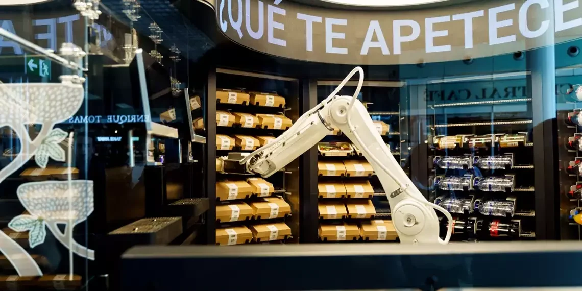 Restaurante robótico com IA aposta em eficiência no aeroporto de Barcelona