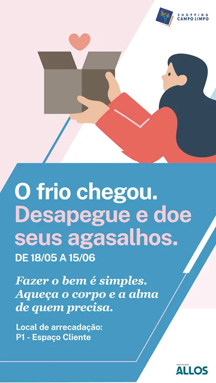 Varejo realiza campanha do agasalho