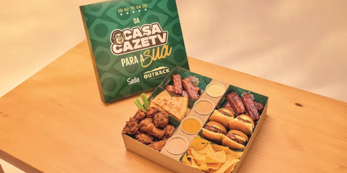 Outback lança box temático em parceria com a Casa CazéTV