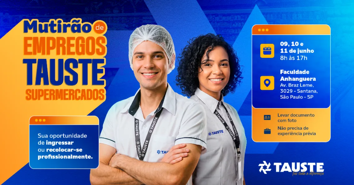Tauste inaugura primeira unidade em São Paulo e prevê mais uma para o 2º semestre