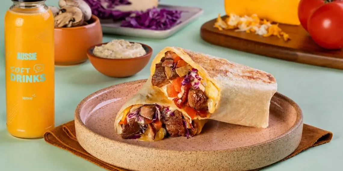 Aussie Chicken & More entra na categoria de wraps com dois novos sabores