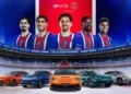 BYD e Denza fecham parceria global com o Paris Saint-Germain até 2029