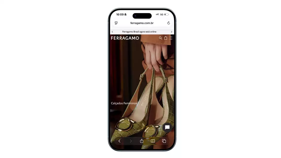 Ferragamo lança e-commerce no Brasil e reforça estratégia omnichannel na América do Sul