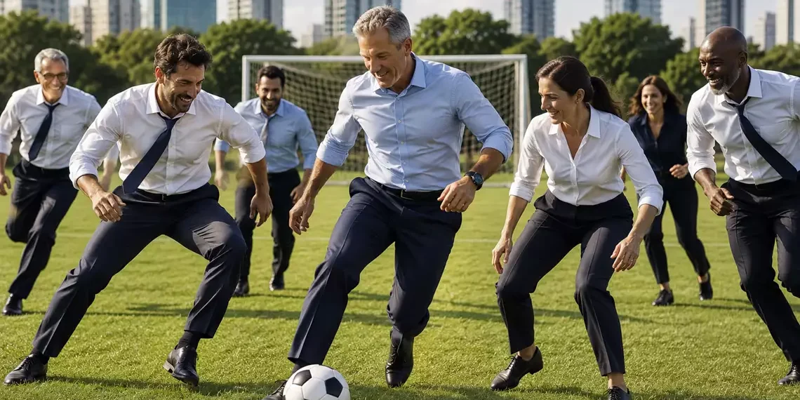 O futebol imita a vida
