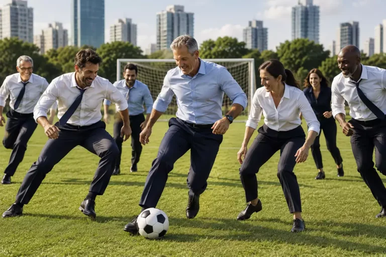 O futebol imita a vida