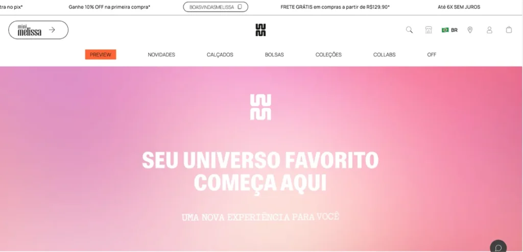 Melissa reformula e-commerce e aposta em dados para personalizar jornada de compra