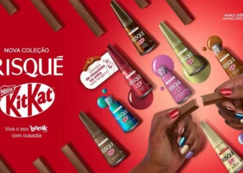 Risqué e KitKat lançam coleção de esmaltes com fragrância de chocolate