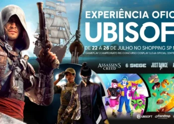 Mundo dos games ganha espaço no varejo físico com pop-up da Ubisoft em shopping de SP